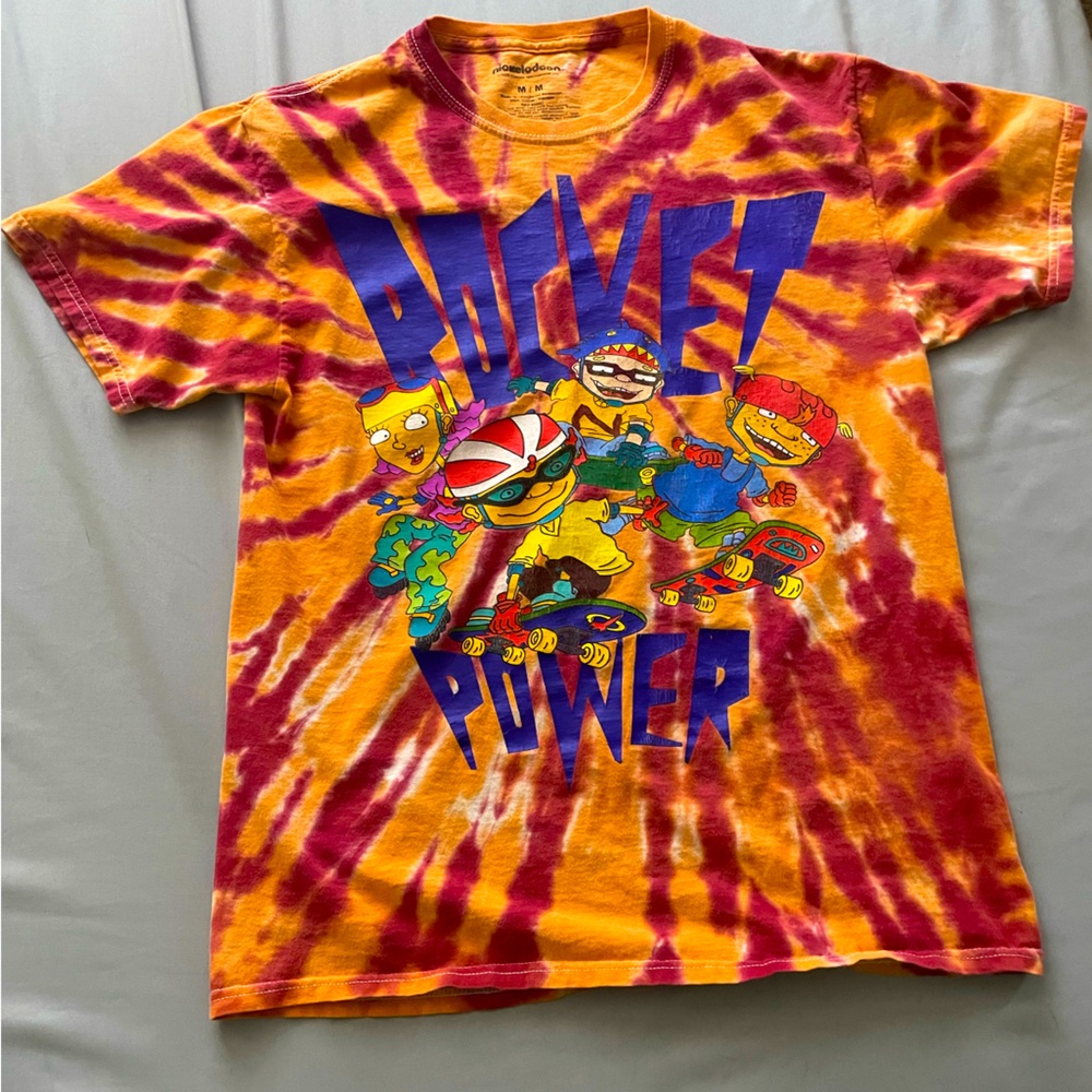 Vintage Rocket Power Nickelodeon T Shirt Skateboard Adult Size M Medium